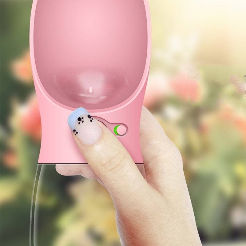 Portable Pet Water Bottle Home Supplies Pet Supplies and Accessories Color : Pink|Turquoise |White Portable Pet Water Bottle Home Supplies Pet Supplies and Accessories