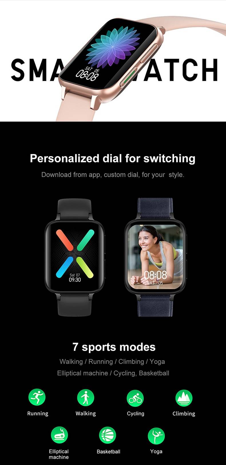 Smart Watch Men Women Waterproof For Android Apple Xiaomi Huawei Smart Watch Men Women Waterproof For Android Apple Xiaomi Huawei