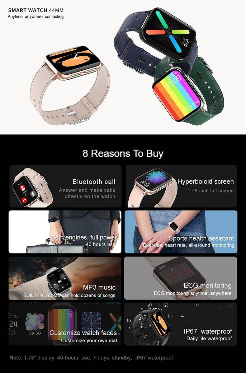 Smart Watch Men Women Waterproof For Android Apple Xiaomi Huawei Smart Watch Men Women Waterproof For Android Apple Xiaomi Huawei
