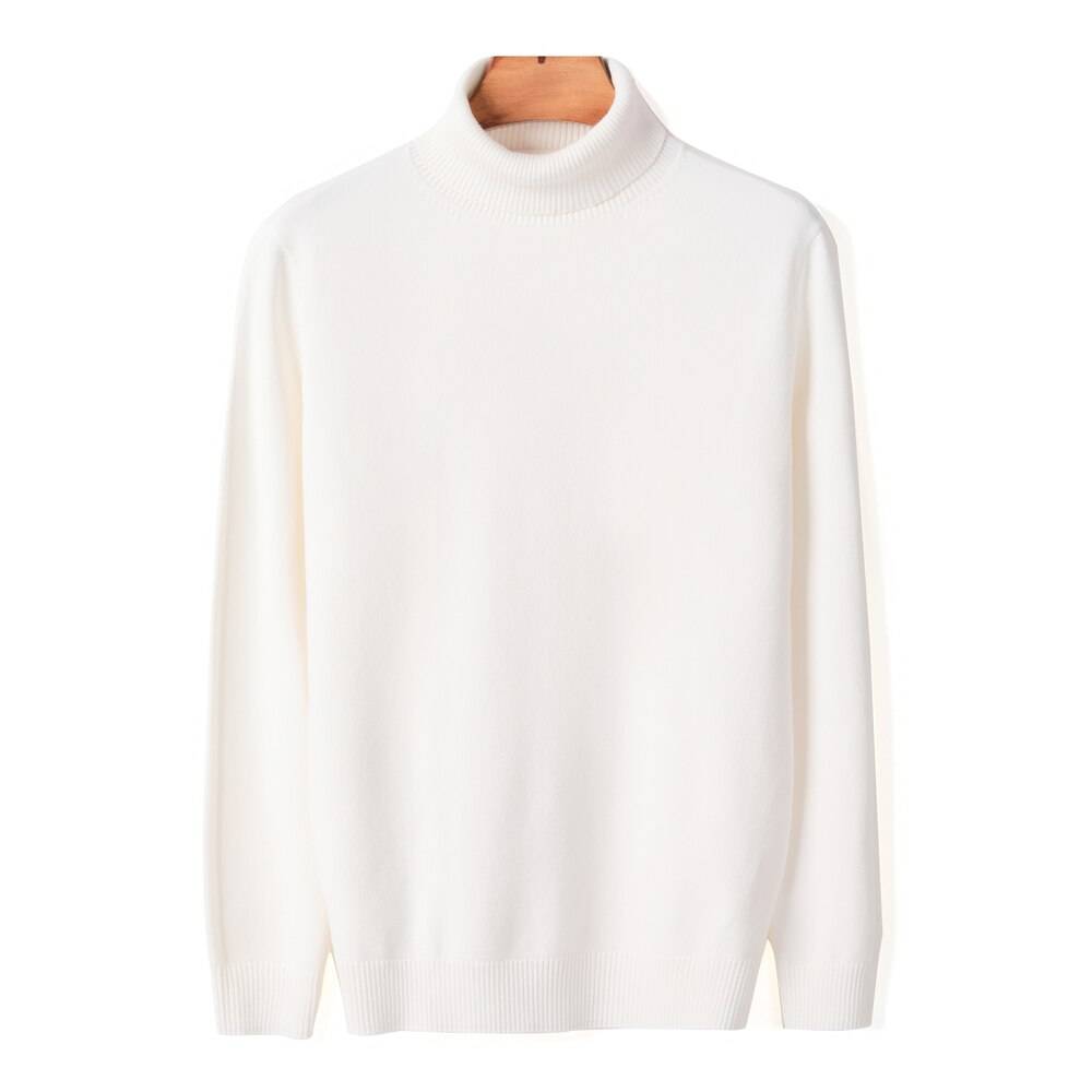 Autumn Winter Men's Turtleneck Sweater Pullover