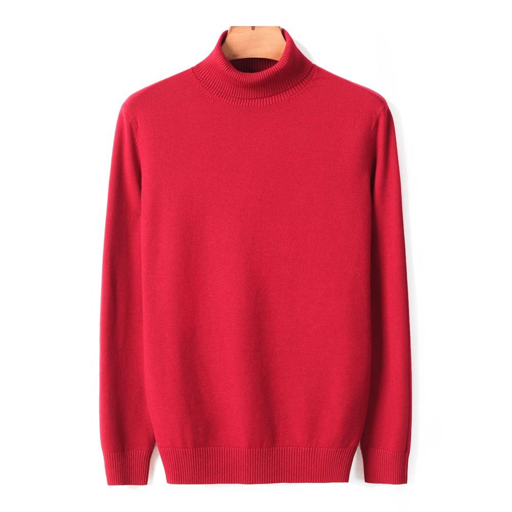 Autumn Winter Men's Turtleneck Sweater Pullover