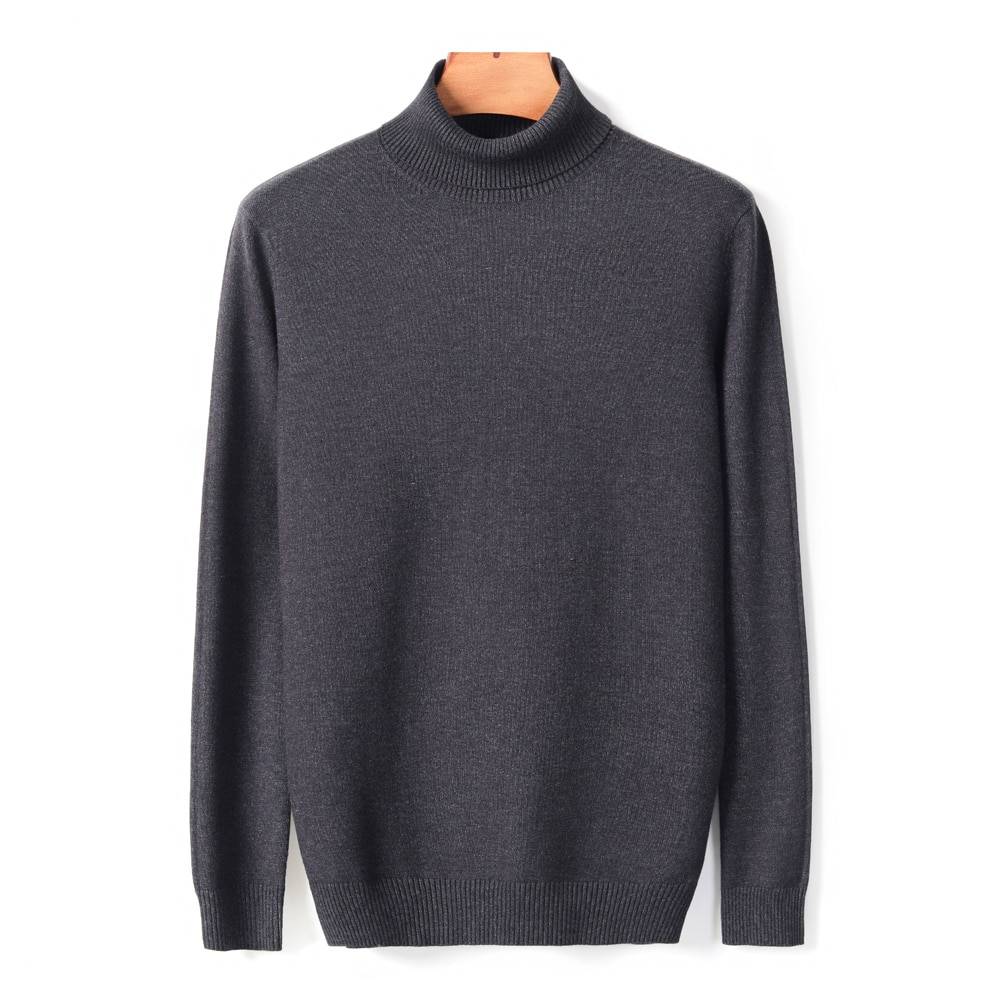Autumn Winter Men's Turtleneck Sweater Pullover