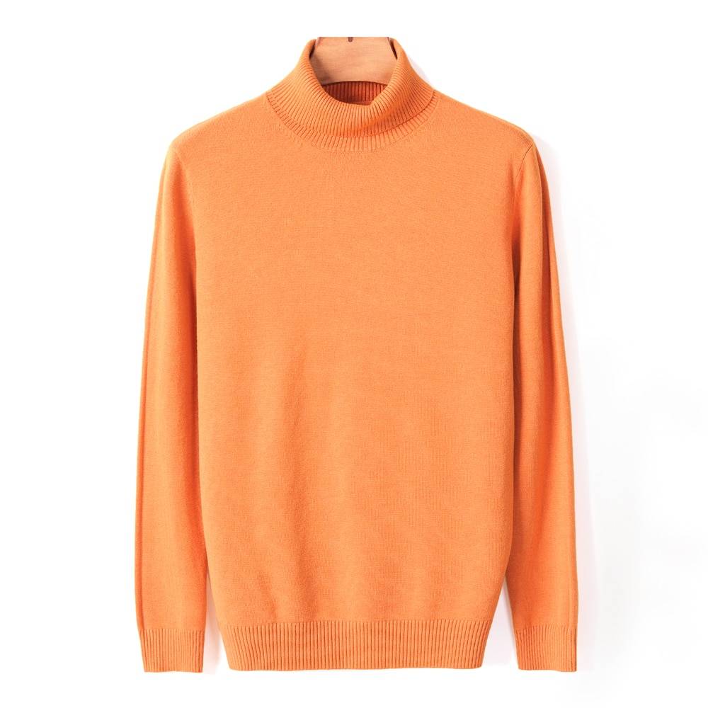 Autumn Winter Men's Turtleneck Sweater Pullover