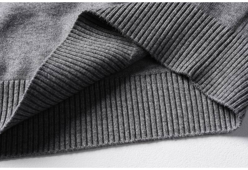 Autumn Winter Men's Turtleneck Sweater Pullover