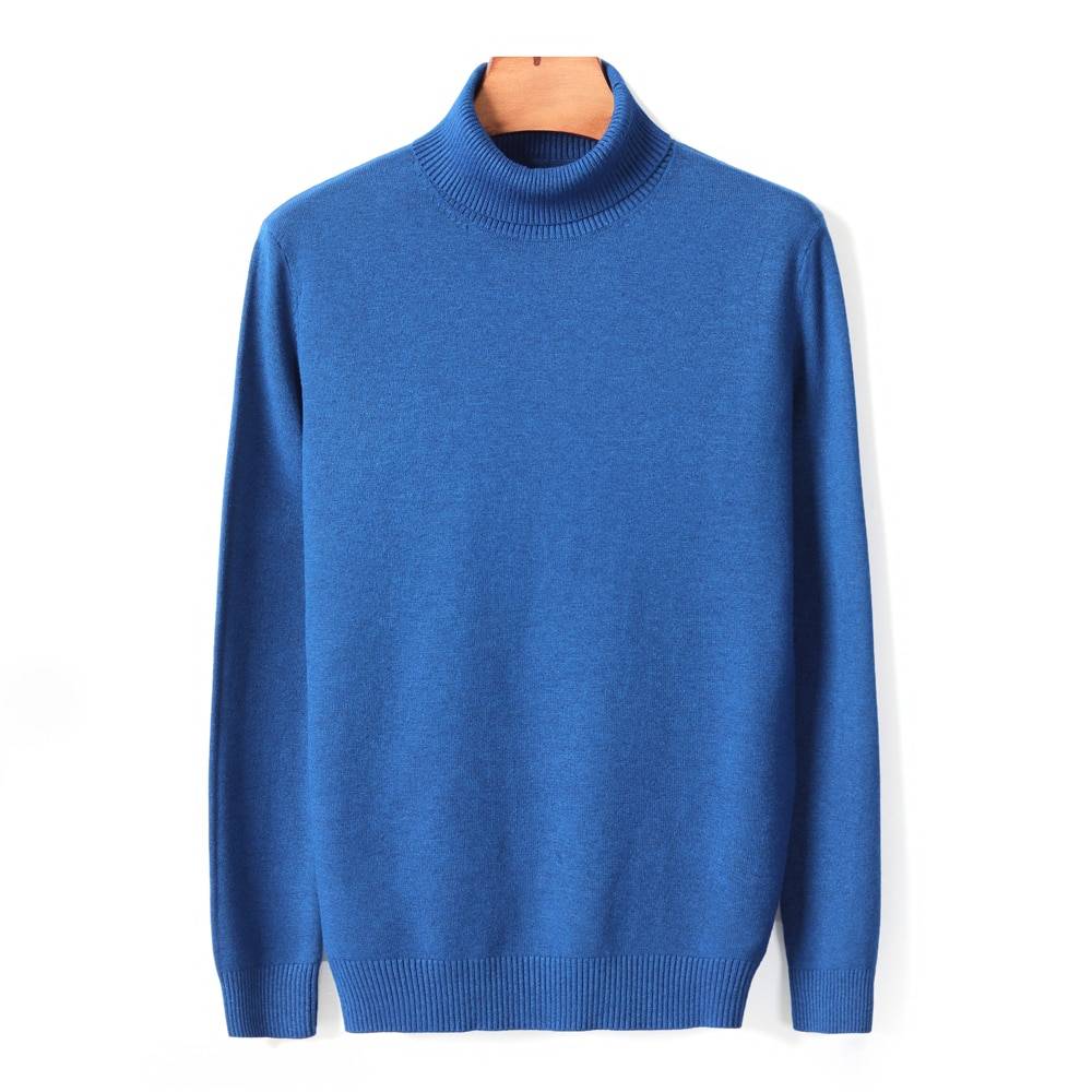 Autumn Winter Men's Turtleneck Sweater Pullover