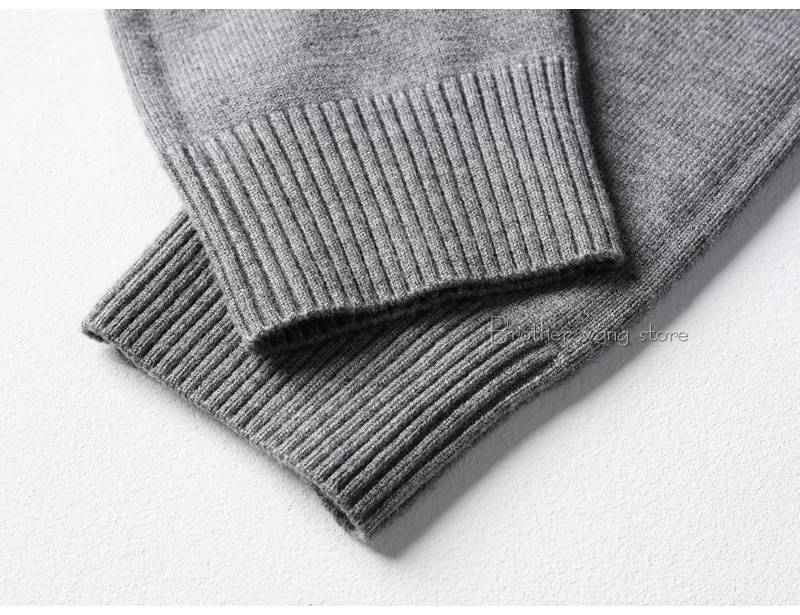 Autumn Winter Men's Turtleneck Sweater Pullover