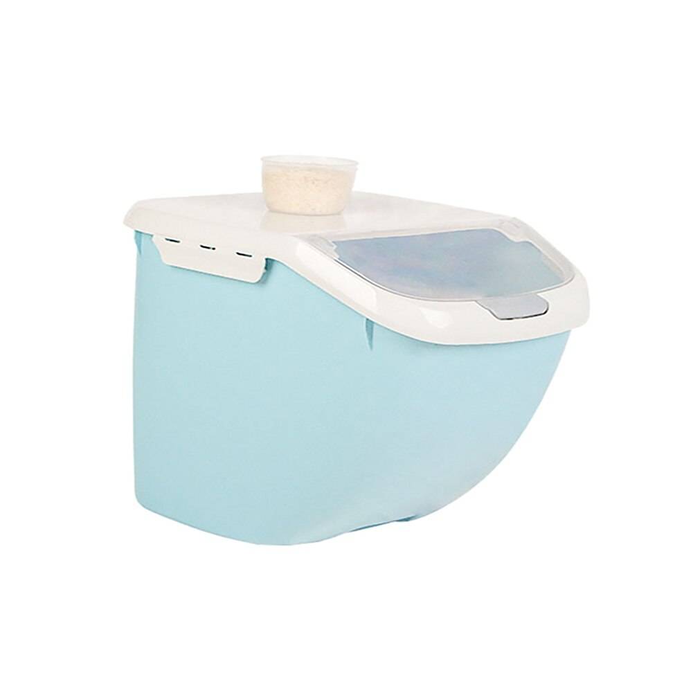 6kg Rice Storage Box Grain Cereal Dispenser Container with Flip Lid 6kg Rice Storage Box Grain Cereal Dispenser Container with Flip Lid