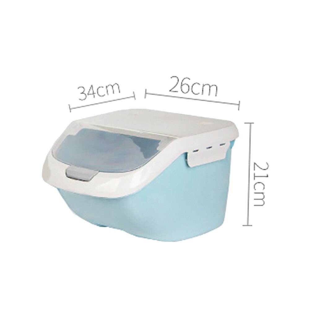 6kg Rice Storage Box Grain Cereal Dispenser Container with Flip Lid Home Accessories and Essentials Home Supplies Kitchen Color : Orange|Blue|Grey 6kg Rice Storage Box Grain Cereal Dispenser Container with Flip Lid Home Accessories and Essentials Home Supplies Kitchen