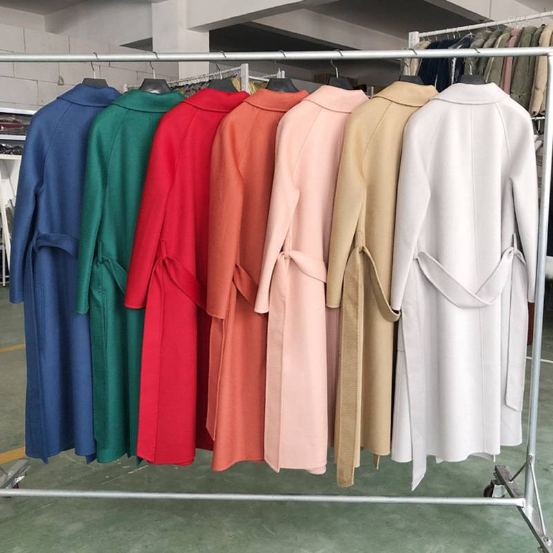 New Women's Cashmere Wool Coat