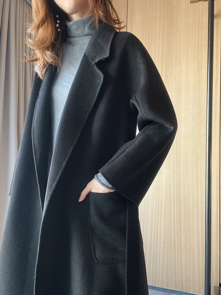 New Women's Cashmere Wool Coat