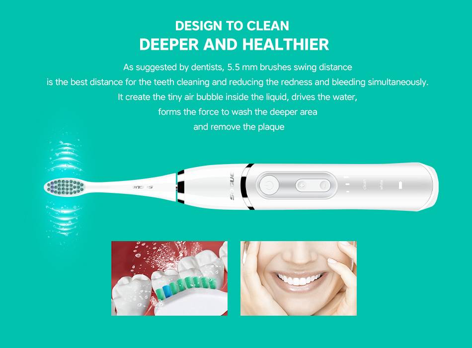 USB Charge 3 Speeds Electric Toothbrush