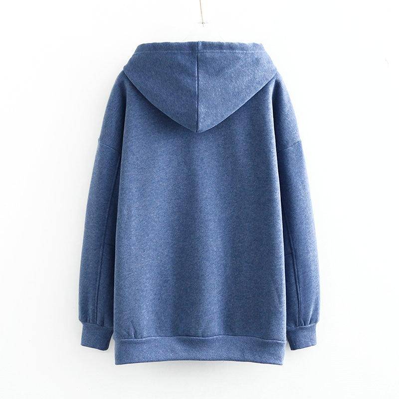 Women Thick Fleece 100% Cotton Hoodie and Pants Set