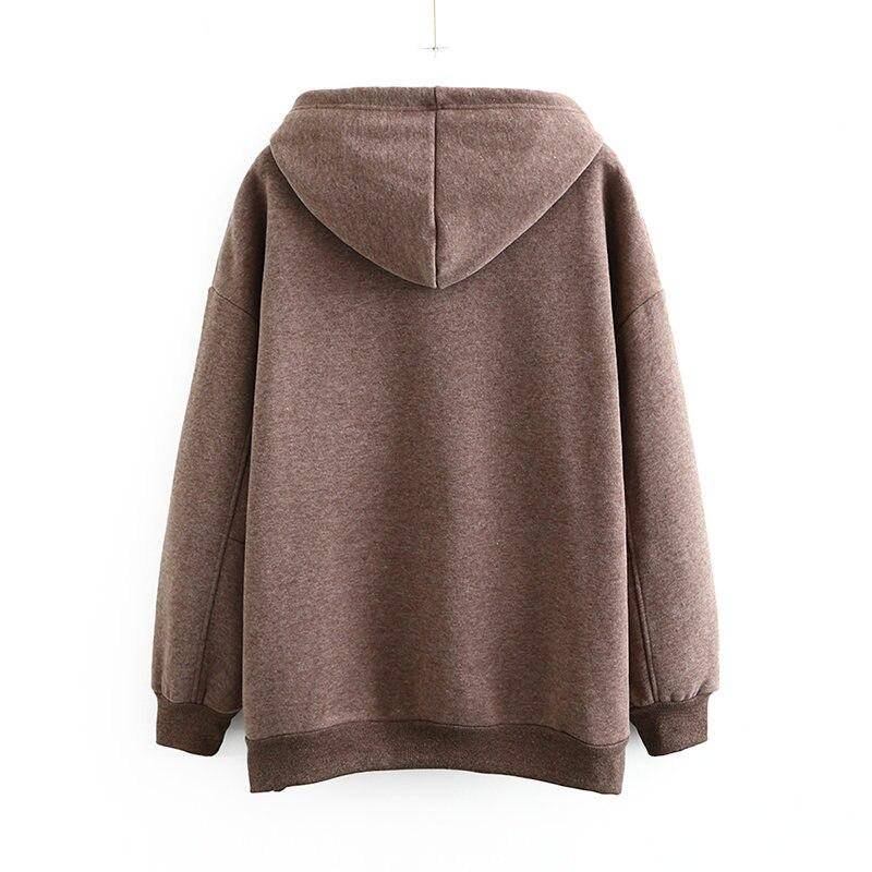 Women Thick Fleece 100% Cotton Hoodie and Pants Set