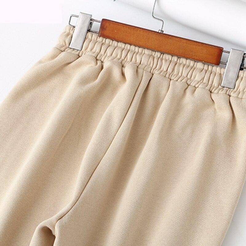 Women Thick Fleece 100% Cotton Hoodie and Pants Set