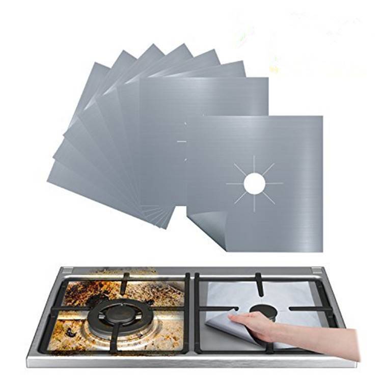 4Pcs Reusable Gas Stove Stovetop Protector Liner Cover 4Pcs Reusable Gas Stove Stovetop Protector Liner Cover