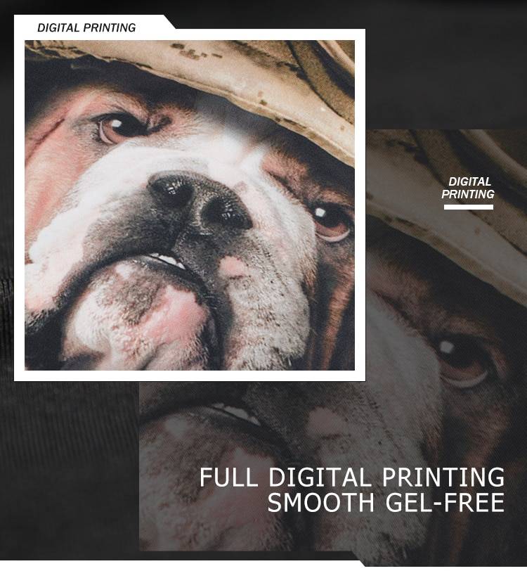 Men's High Collar With Mask Compression 3D T shirt