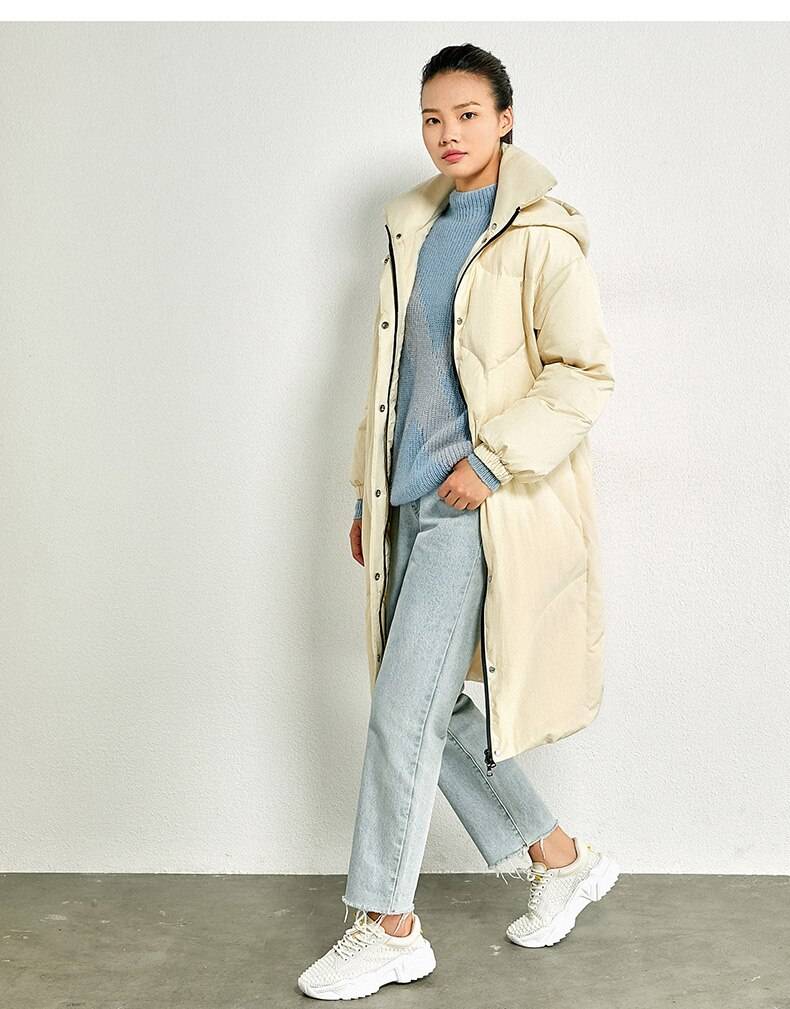 Women's Loose Sweater Pullover with Geometric Design