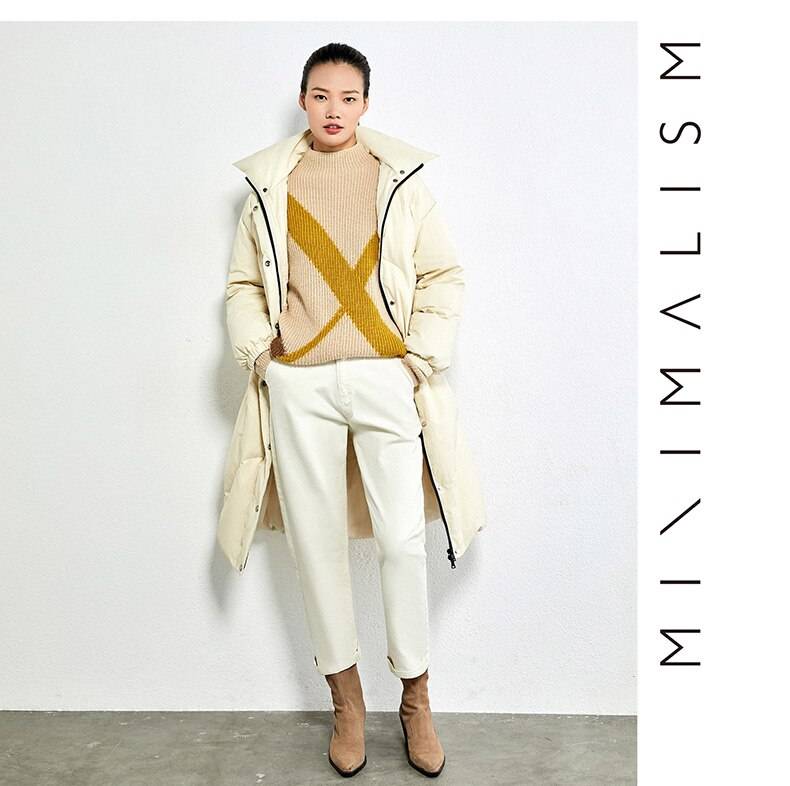 Women's Loose Sweater Pullover with Geometric Design