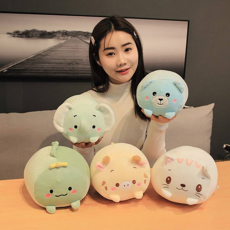 28cm/60cm/85cm Kawaii Soft Plush Pillow Stuffed Animal Pillow Toy