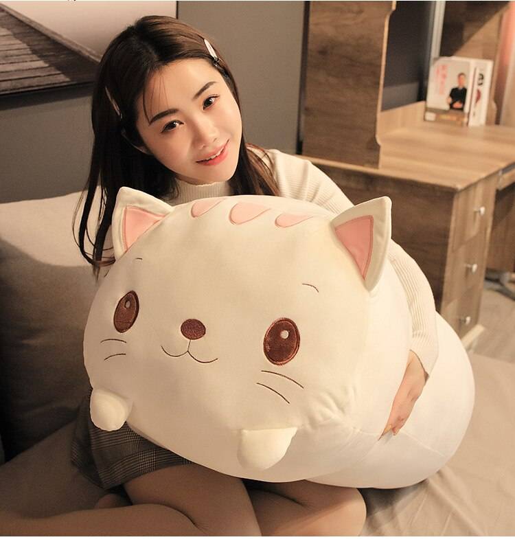 28cm/60cm/85cm Kawaii Soft Plush Pillow Stuffed Animal Pillow Toy