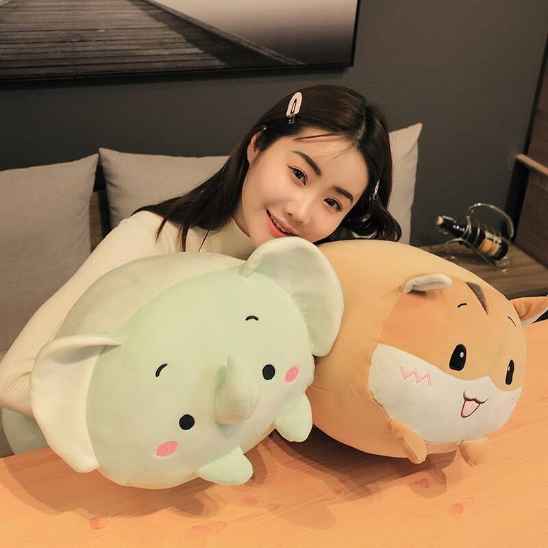 28cm/60cm/85cm Kawaii Soft Plush Pillow Stuffed Animal Pillow Toy