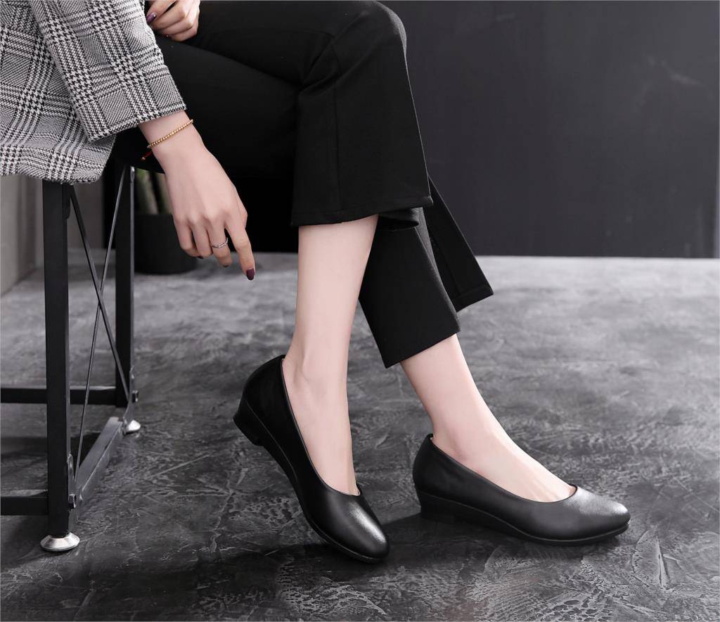 Women Ballet Shoes Black Women Wedges Casual PU leather Shoes Office Work Boat Shoes Cloth Sweet Loafers Womens Classics Shoes Women Ballet Shoes Black Women Wedges Casual PU leather Shoes Office Work Boat Shoes Cloth Sweet Loafers Womens Classics Shoes