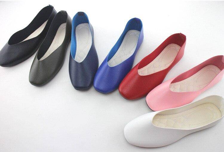 Big Size Women Flats Candy Color Shoes Woman Loafers Square Toe Spring Autumn Flat Casual Shoes Comfortable Plus Size 35-42 Big Size Women Flats Candy Color Shoes Woman Loafers Square Toe Spring Autumn Flat Casual Shoes Comfortable Plus Size 35-42