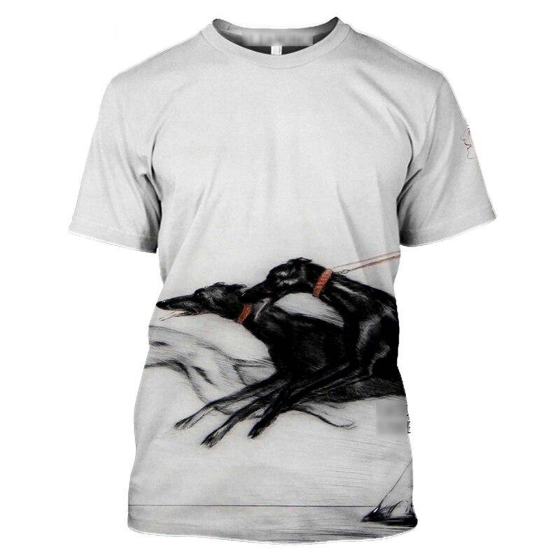 LIASOSO Greyhound Men's Tshirt 3D Print Cool Dog Animal T-shirt Summer Casual Shirt Harajuku Hip Hop Clothing Streetwear Tops LIASOSO Greyhound Men's Tshirt 3D Print Cool Dog Animal T-shirt Summer Casual Shirt Harajuku Hip Hop Clothing Streetwear Tops