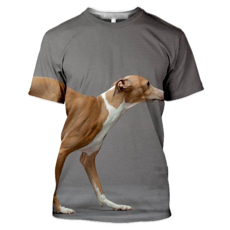 LIASOSO Greyhound Men's Tshirt 3D Print Cool Dog Animal T-shirt Summer Casual Shirt Harajuku Hip Hop Clothing Streetwear Tops LIASOSO Greyhound Men's Tshirt 3D Print Cool Dog Animal T-shirt Summer Casual Shirt Harajuku Hip Hop Clothing Streetwear Tops