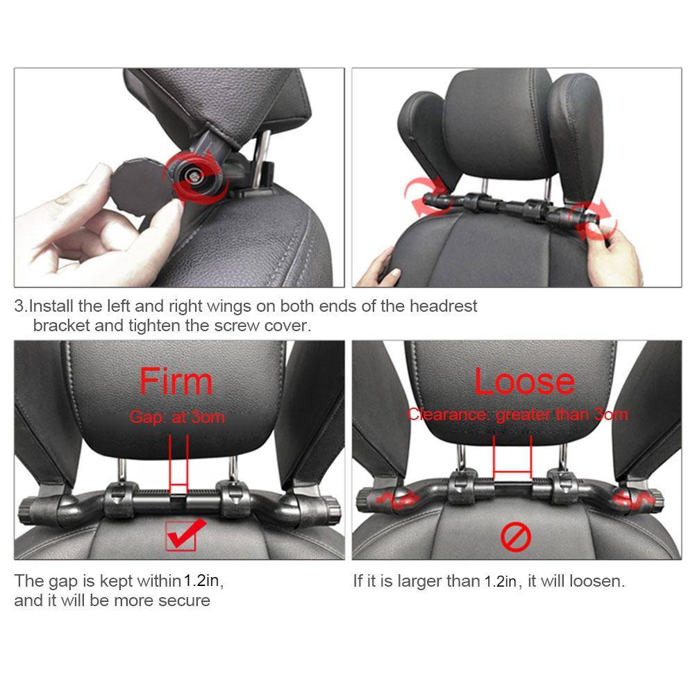 Car Seat Headrest Pillow Auto Supplies Color : Black|Beige Car Seat Headrest Pillow Auto Supplies