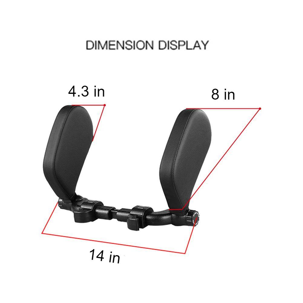 Car Seat Headrest Pillow Auto Supplies Color : Black|Beige Car Seat Headrest Pillow Auto Supplies