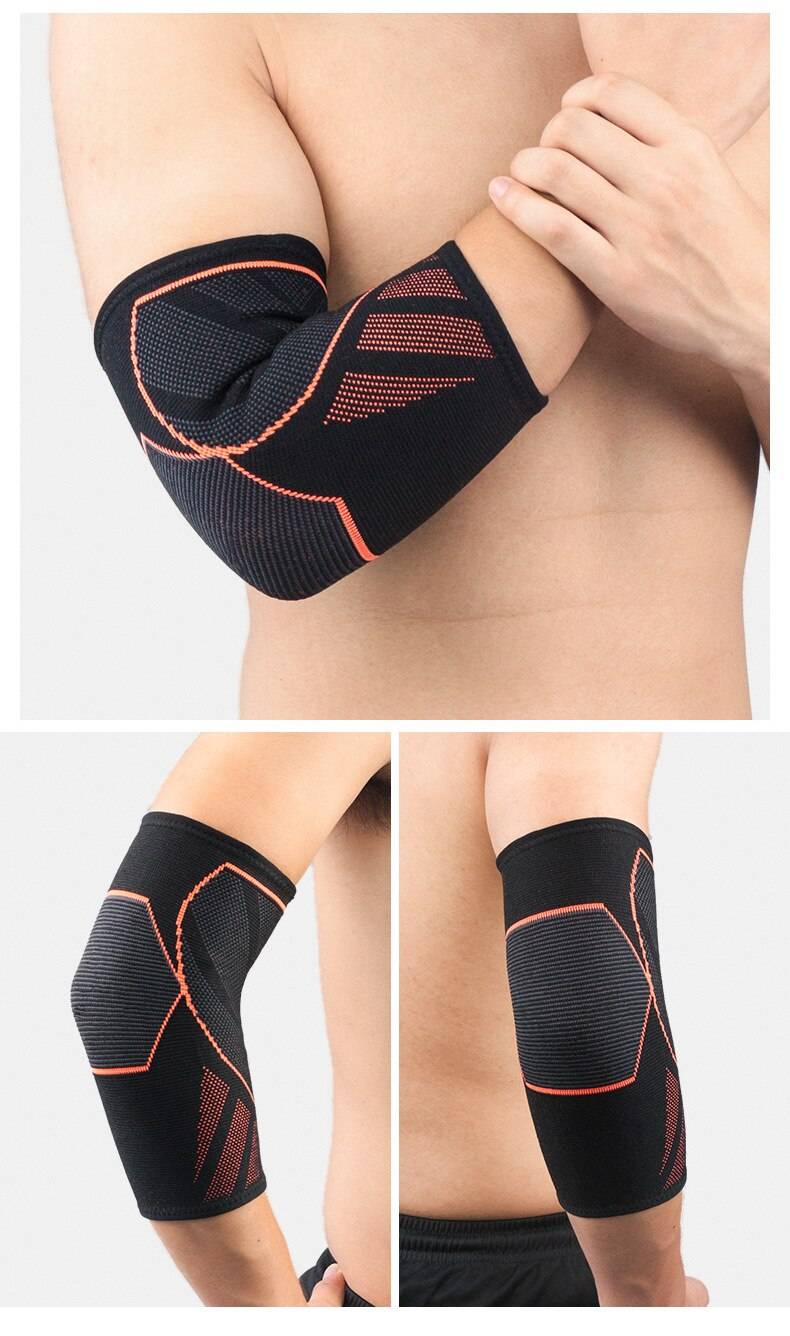 1 PCS Elastic Nylon Elbow Knee Pads Gym Fitness Protector Support Patella Guard Compression Elbow Knee Sleeve Brace Kneepad