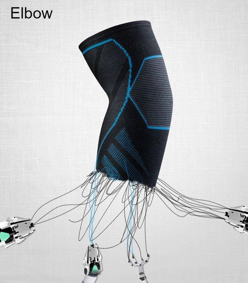 1 PCS Elastic Nylon Elbow Knee Pads Gym Fitness Protector Support Patella Guard Compression Elbow Knee Sleeve Brace Kneepad