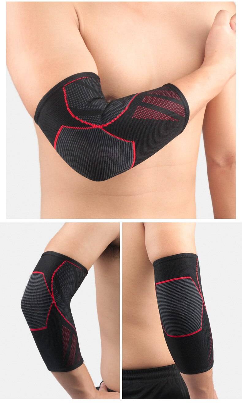 1 PCS Elastic Nylon Elbow Knee Pads Gym Fitness Protector Support Patella Guard Compression Elbow Knee Sleeve Brace Kneepad