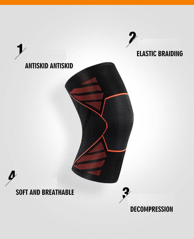 1 PCS Elastic Nylon Elbow Knee Pads Gym Fitness Protector Support Patella Guard Compression Elbow Knee Sleeve Brace Kneepad