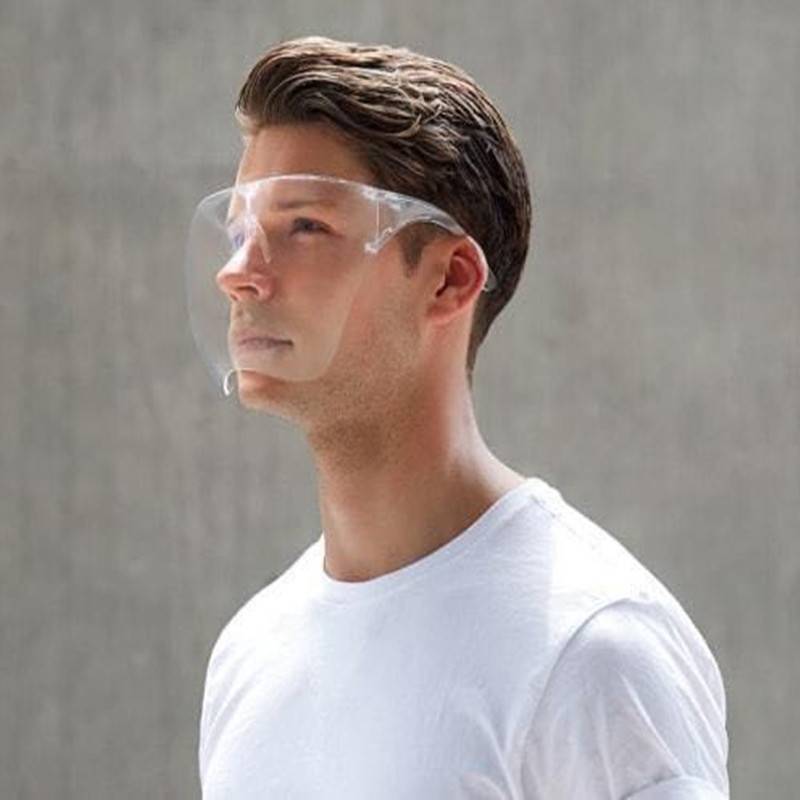 1PC Colorful/Transparent Protective Mask Full Face Shield Dustproof Goggles Safety Glasses Anti-spray Mask Riding Visor With Box 1PC Colorful/Transparent Protective Mask Full Face Shield Dustproof Goggles Safety Glasses Anti-spray Mask Riding Visor With Box