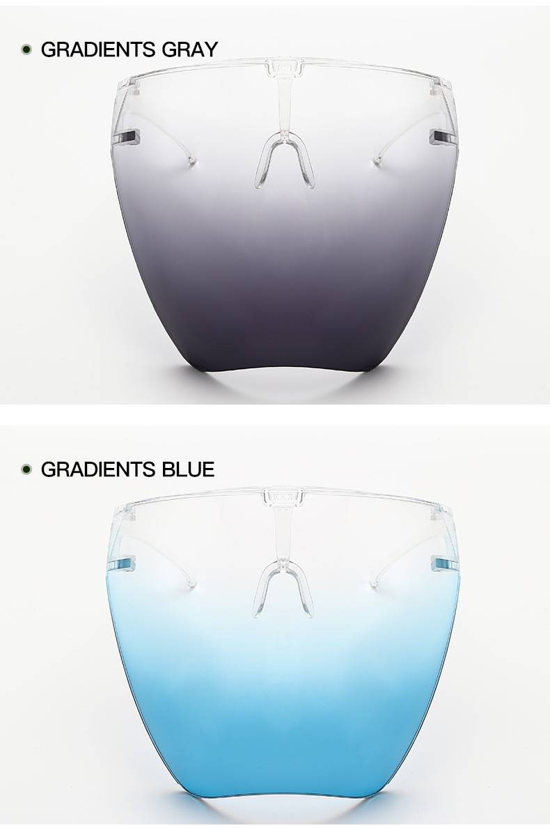 1PC Colorful/Transparent Protective Mask Full Face Shield Dustproof Goggles Safety Glasses Anti-spray Mask Riding Visor With Box 1PC Colorful/Transparent Protective Mask Full Face Shield Dustproof Goggles Safety Glasses Anti-spray Mask Riding Visor With Box
