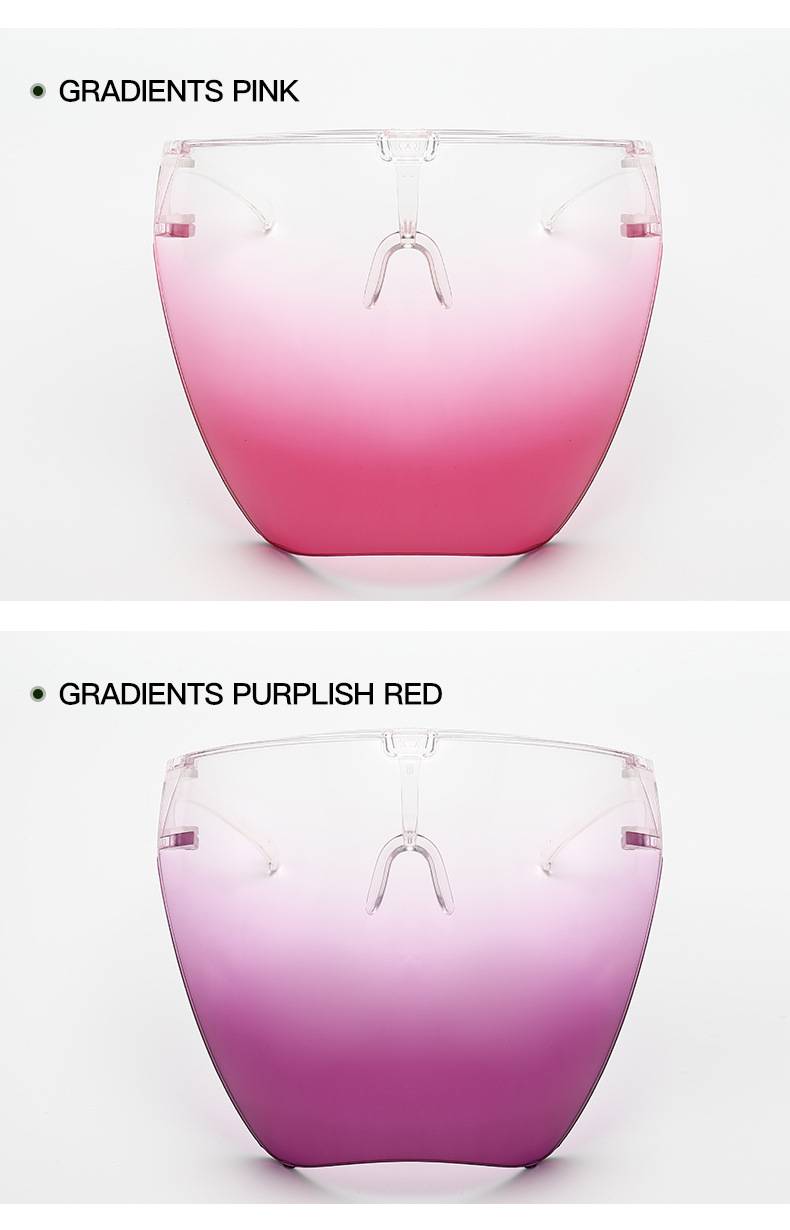 1PC Colorful/Transparent Protective Mask Full Face Shield Dustproof Goggles Safety Glasses Anti-spray Mask Riding Visor With Box 1PC Colorful/Transparent Protective Mask Full Face Shield Dustproof Goggles Safety Glasses Anti-spray Mask Riding Visor With Box