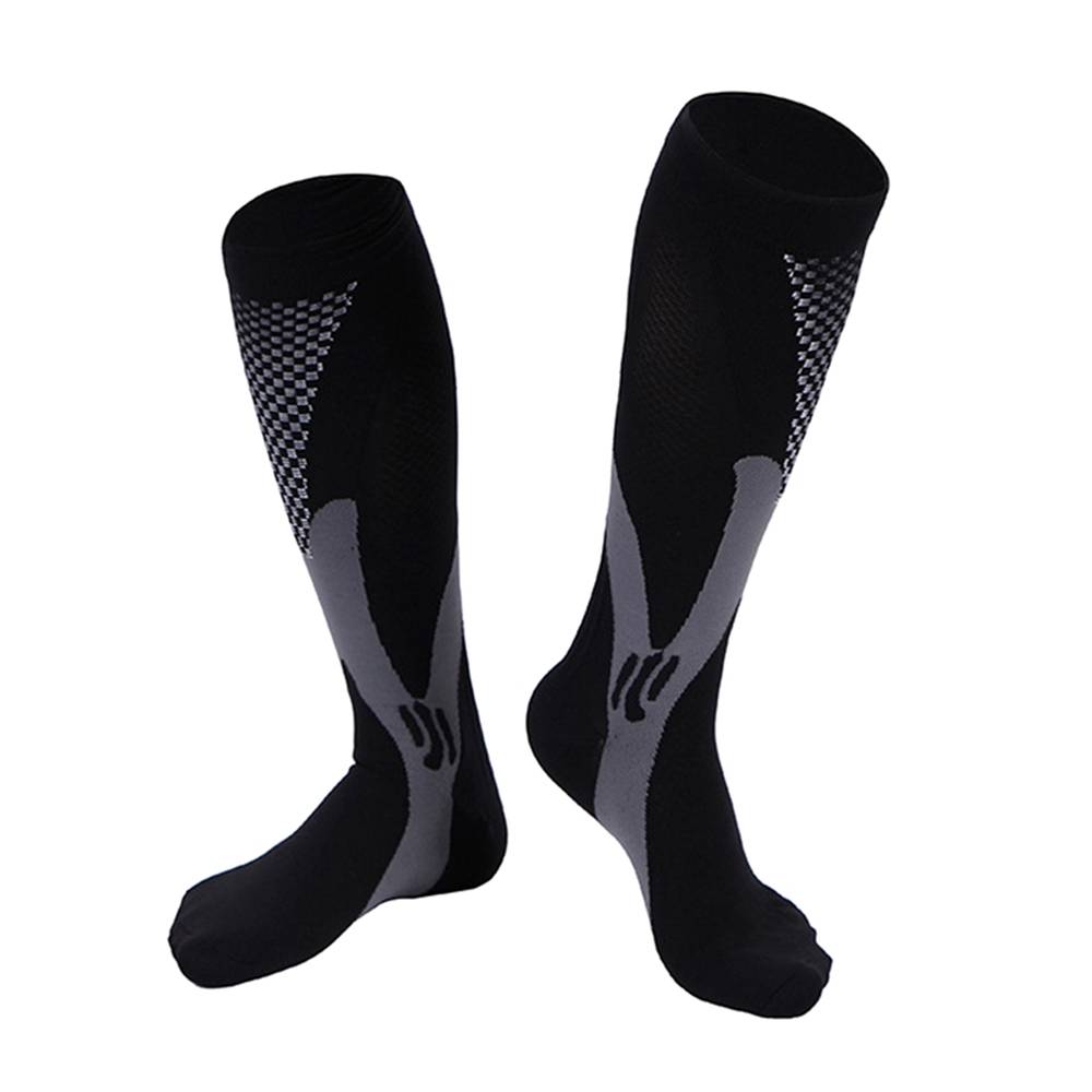 Leg Support Stretch Pression Socks Men Women Running Athletic Medical Pregnancy Travel Football Breathable Adult Sports Socks