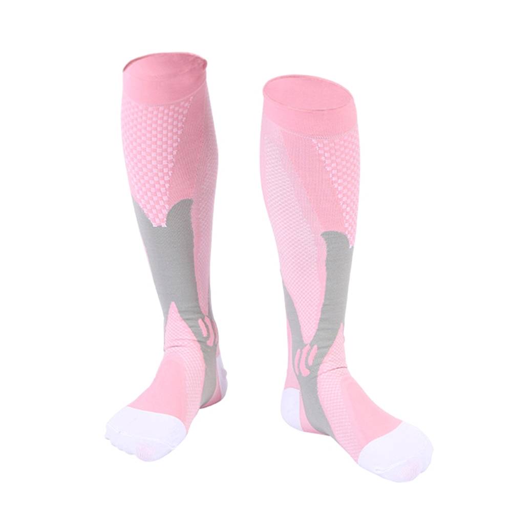 Leg Support Stretch Pression Socks Men Women Running Athletic Medical Pregnancy Travel Football Breathable Adult Sports Socks