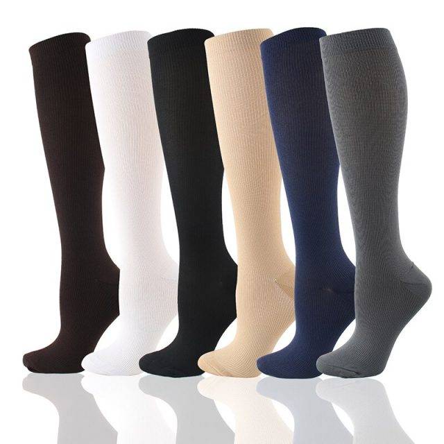 6 Pairs Compression Socks for Women and Men Hiking Running Athletes Nurses Travel Flights Medical Best Sellers Clothing and Accessories Fitness and Workout Health Accessories Health and Beauty Men Women