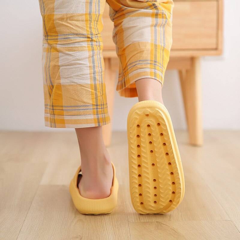 Thick Platform Slippers Women Indoor Bathroom Slipper Soft EVA Anti-slip Lovers Home Floor Slides Ladies Summer Shoes SH426