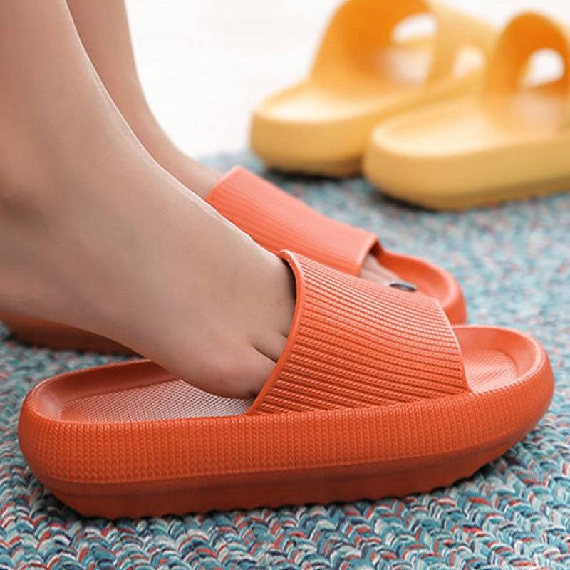 Thick Platform Slippers Women Indoor Bathroom Slipper Soft EVA Anti-slip Lovers Home Floor Slides Ladies Summer Shoes SH426