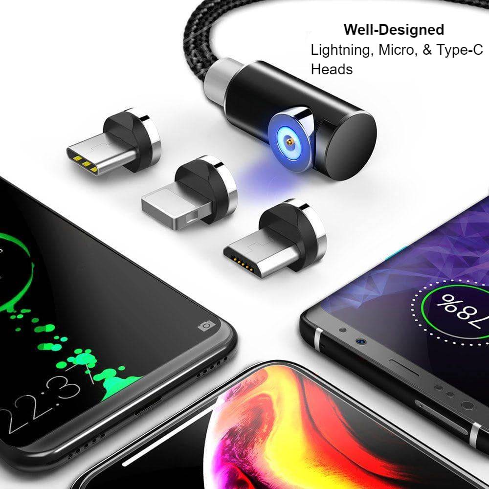 Indestructible Magnetic 3-in-1 Charging Cable