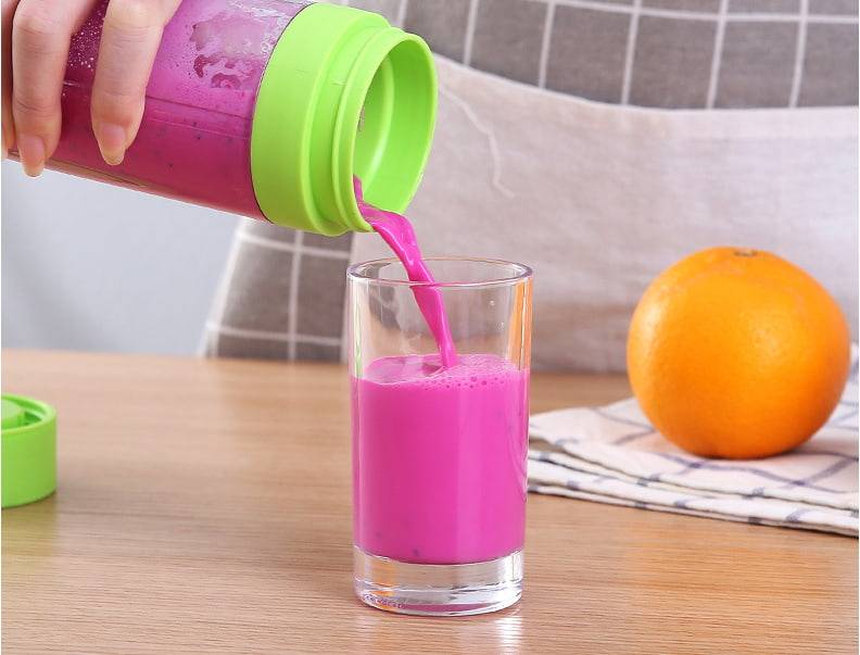 13-Ounce USB-Rechargeable Portable Blender Best Sellers Home Accessories and Essentials Home Supplies Kitchen Color : Purple|Blue|Pink|Green 13-Ounce USB-Rechargeable Portable Blender Best Sellers Home Accessories and Essentials Home Supplies Kitchen