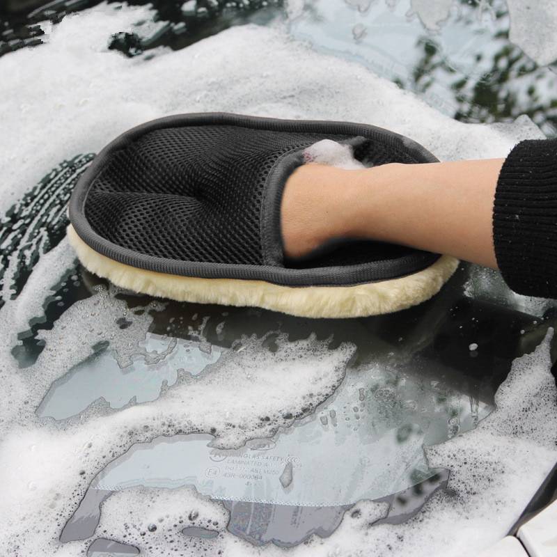 Plush Car Washing Glove Plush Car Washing Glove